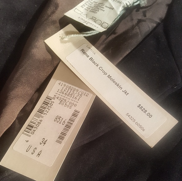 Rene Lezard | Black Wool Crop Jacket | Sz 4 - Picture 5 of 8